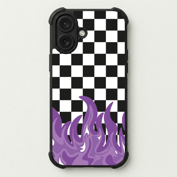 Purple Flame - Skate Aesthetic Phone Case — Bumper case