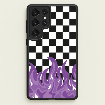 Purple Flame - Skate Aesthetic   - Skate Aesthetic Phone Case for Galaxy S22 Ultra
