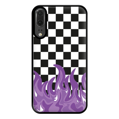 Purple Flame - Skate Aesthetic  Phone Case for Huawei P20