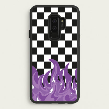 Purple Flame - Skate Aesthetic   - Skate Aesthetic Phone Case for Galaxy S9 Plus