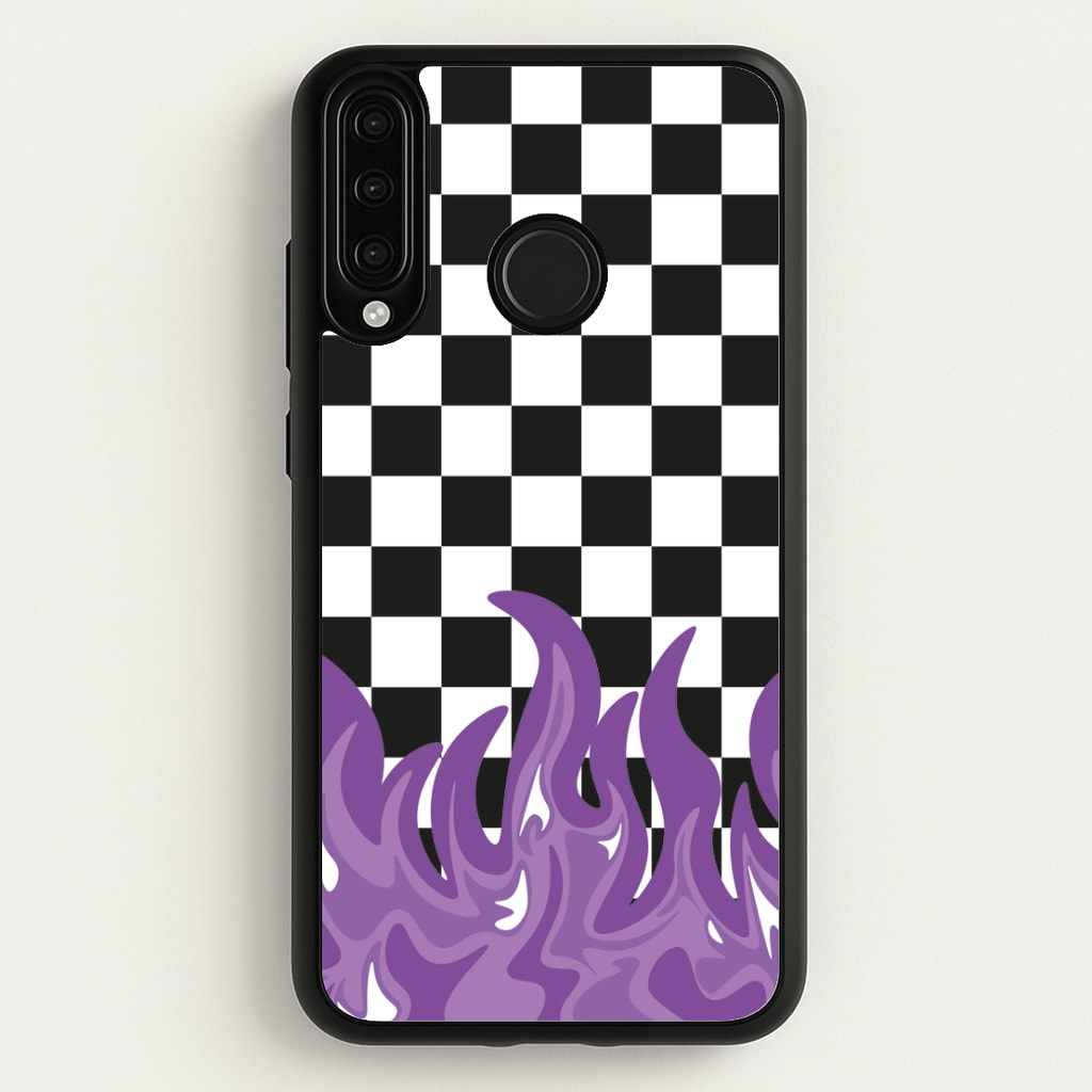 Purple Flame - Skate Aesthetic   - Skate Aesthetic Phone Case for Huawei P30 Lite