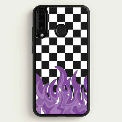 Purple Flame - Skate Aesthetic   - Skate Aesthetic Phone Case for Huawei P30 Lite