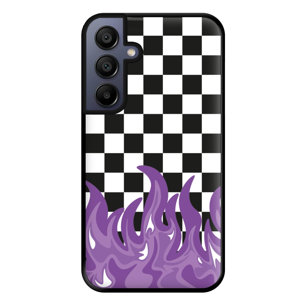 Purple Flame - Skate Aesthetic  Phone Case for Galaxy A15