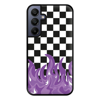 Purple Flame - Skate Aesthetic  Phone Case for Galaxy A15