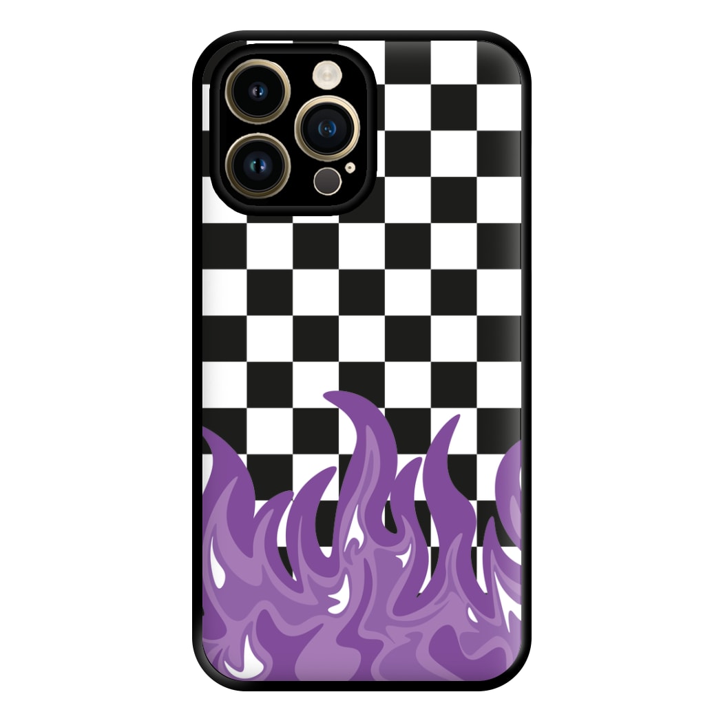 Purple Flame - Skate Aesthetic  Phone Case for iPhone 14 Pro Max