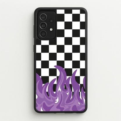 Purple Flame - Skate Aesthetic   - Skate Aesthetic Phone Case for Galaxy A52 / A52s