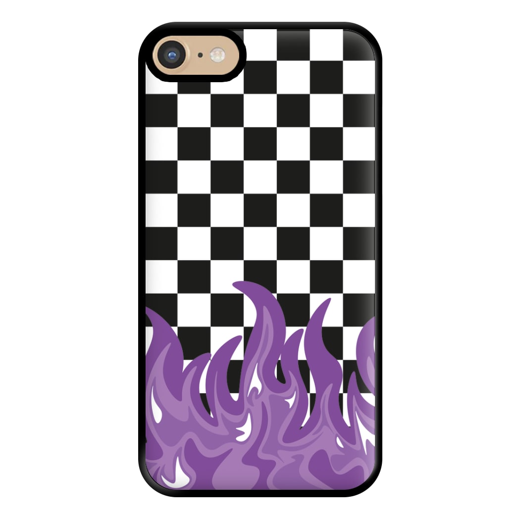 Purple Flame - Skate Aesthetic  Phone Case for iPhone 6 / 7 / 8 / SE