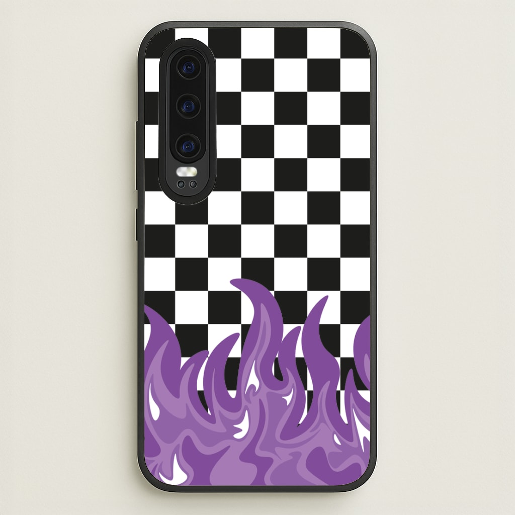 Purple Flame - Skate Aesthetic   - Skate Aesthetic Phone Case for Huawei P30