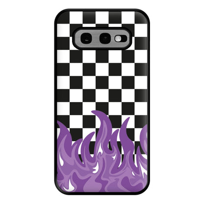 Purple Flame - Skate Aesthetic  Phone Case for Galaxy S10e