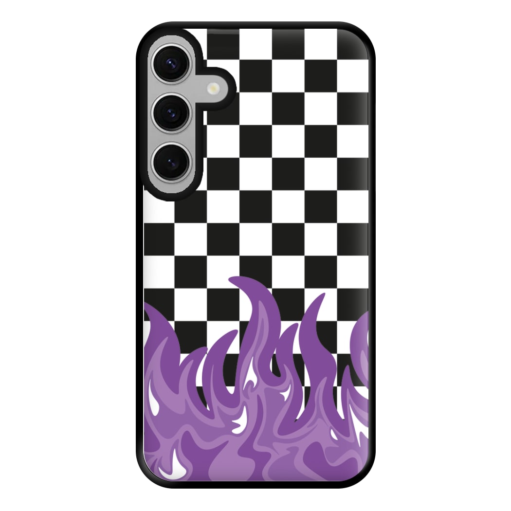 Purple Flame - Skate Aesthetic  Phone Case for Galaxy S24FE