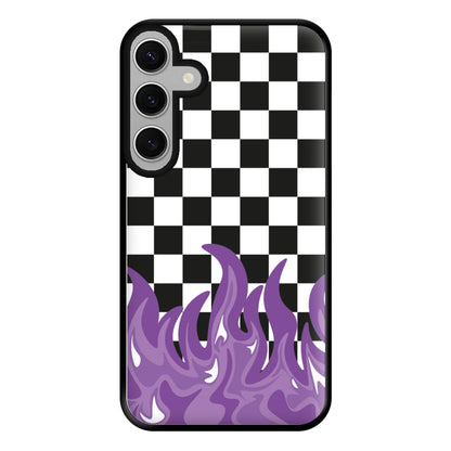 Purple Flame - Skate Aesthetic  Phone Case for Galaxy S24FE