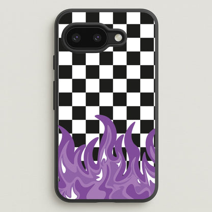 Purple Flame - Skate Aesthetic   - Skate Aesthetic Phone Case for Google Pixel 9a