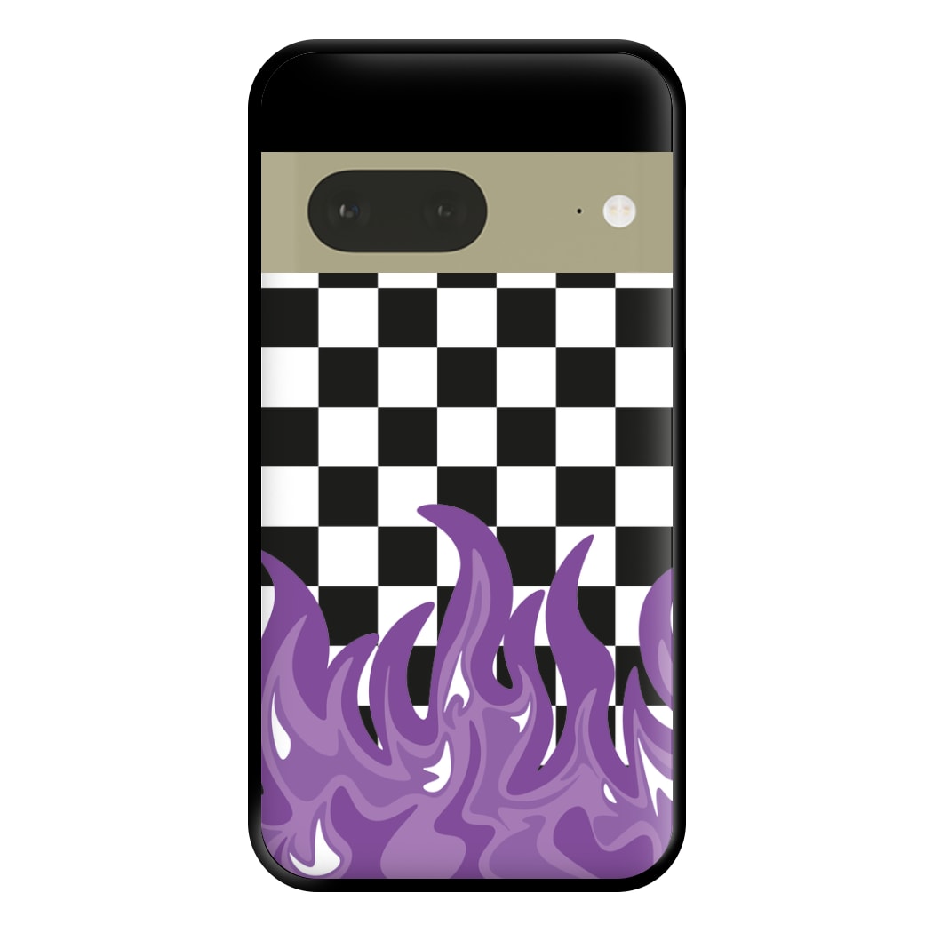 Purple Flame - Skate Aesthetic  Phone Case for Google Pixel 7a