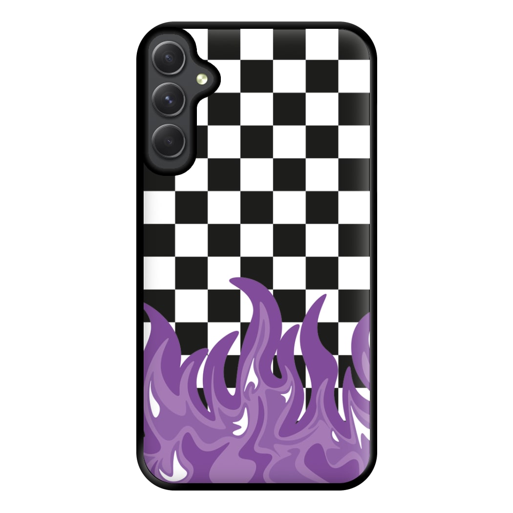 Purple Flame - Skate Aesthetic  Phone Case for Galaxy A34