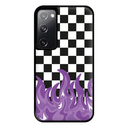 Purple Flame - Skate Aesthetic  Phone Case for Galaxy S20