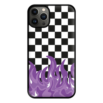 Purple Flame - Skate Aesthetic  Phone Case for iPhone 13