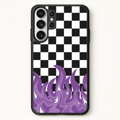 Purple Flame - Skate Aesthetic Phone Case for Galaxy S26 Ultra