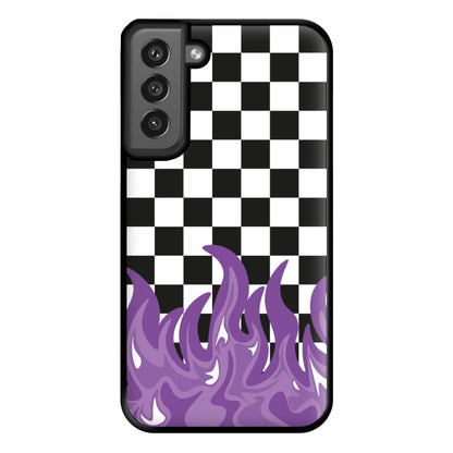 Purple Flame - Skate Aesthetic  Phone Case for Galaxy S21FE