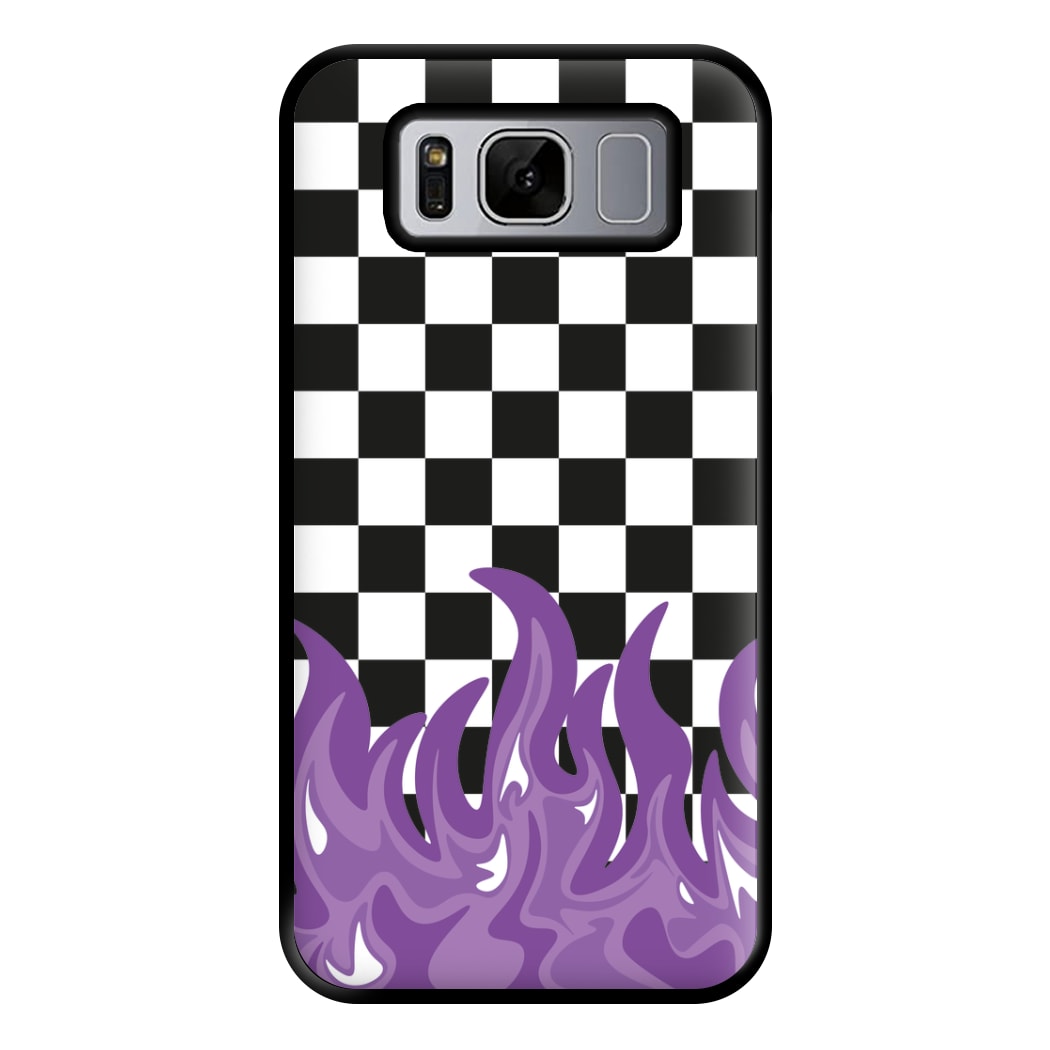 Purple Flame - Skate Aesthetic  Phone Case for Galaxy S8 Plus