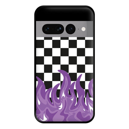 Purple Flame - Skate Aesthetic  Phone Case for Google Pixel 7 Pro