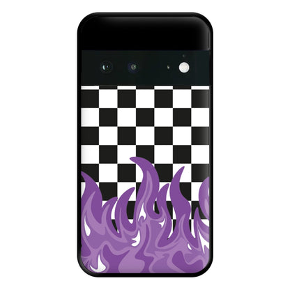 Purple Flame - Skate Aesthetic  Phone Case for Google Pixel 6a