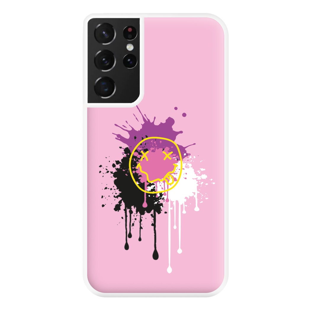 Pink Graffiti - Skate Aesthetic  Phone Case for Galaxy S21 Ultra