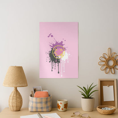 Pink Graffiti - Skate Aesthetic  Art Print
