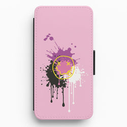 Pink Graffiti - Skate Aesthetic  Flip / Wallet Phone Case