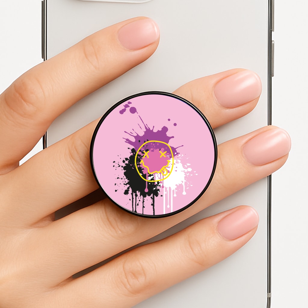 Pink Graffiti - Skate Aesthetic  Phone Grip