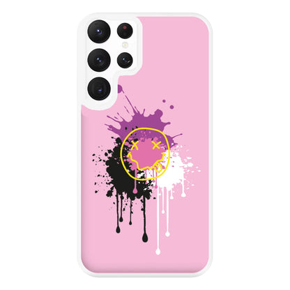 Pink Graffiti - Skate Aesthetic  Phone Case for Galaxy S22 Ultra