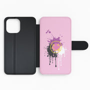 Pink Graffiti - Skate Aesthetic Flip / Wallet Phone Case 2