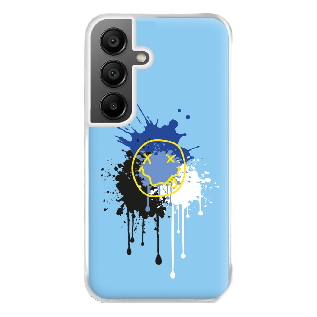 Blue Graffiti - Skate Aesthetic  Phone Case for Galaxy A55