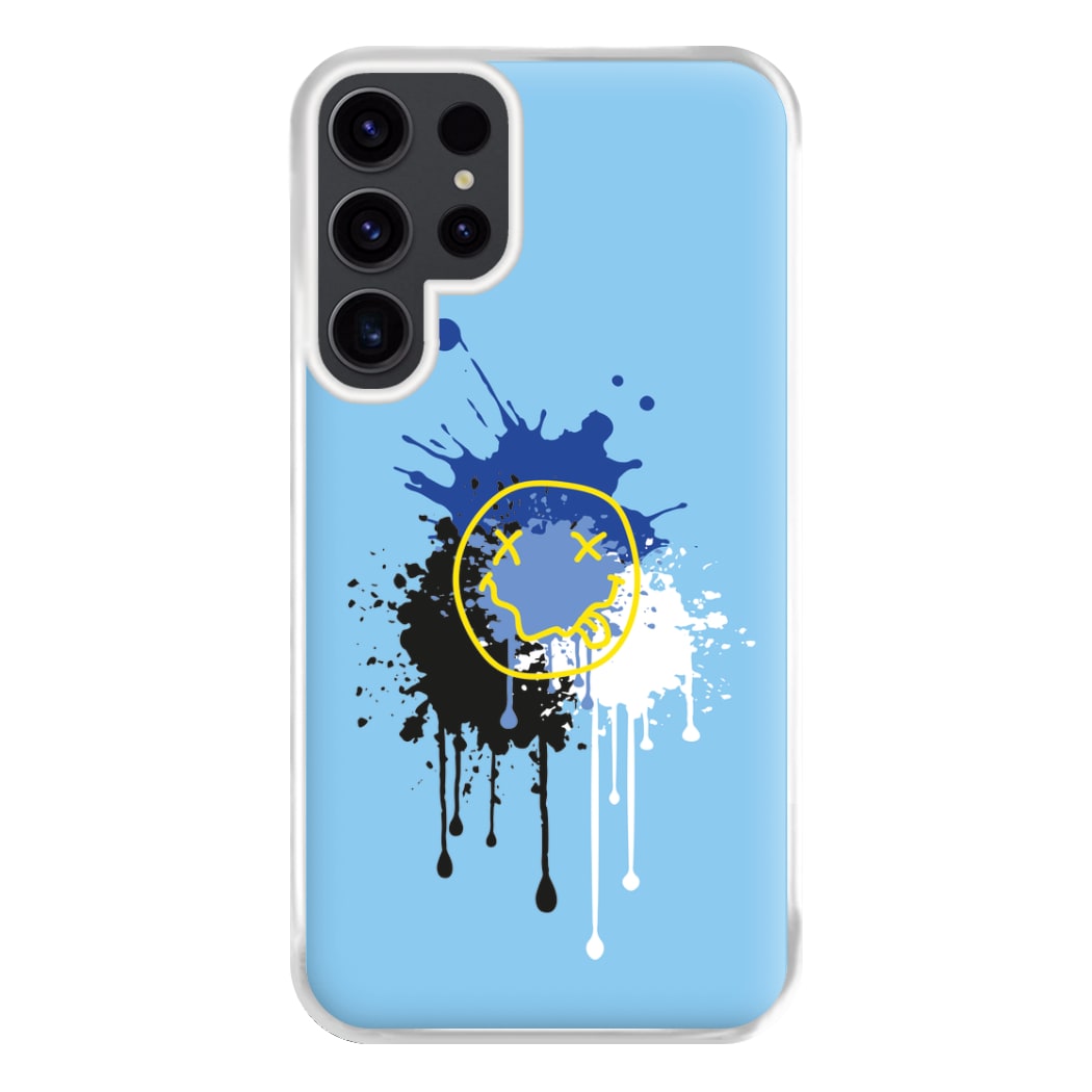 Blue Graffiti - Skate Aesthetic  Phone Case for Galaxy S23 Ultra