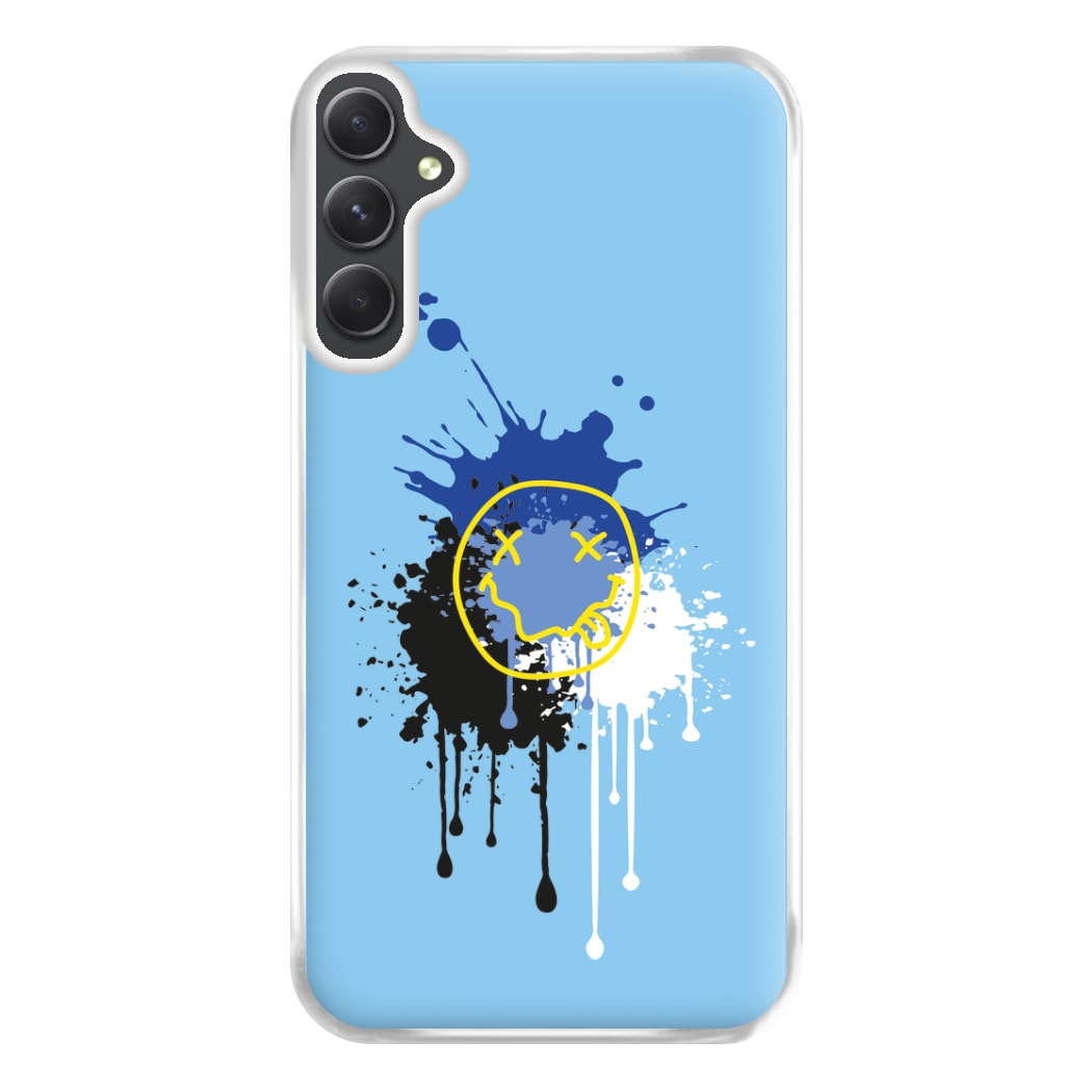 Blue Graffiti - Skate Aesthetic  Phone Case for Galaxy A14