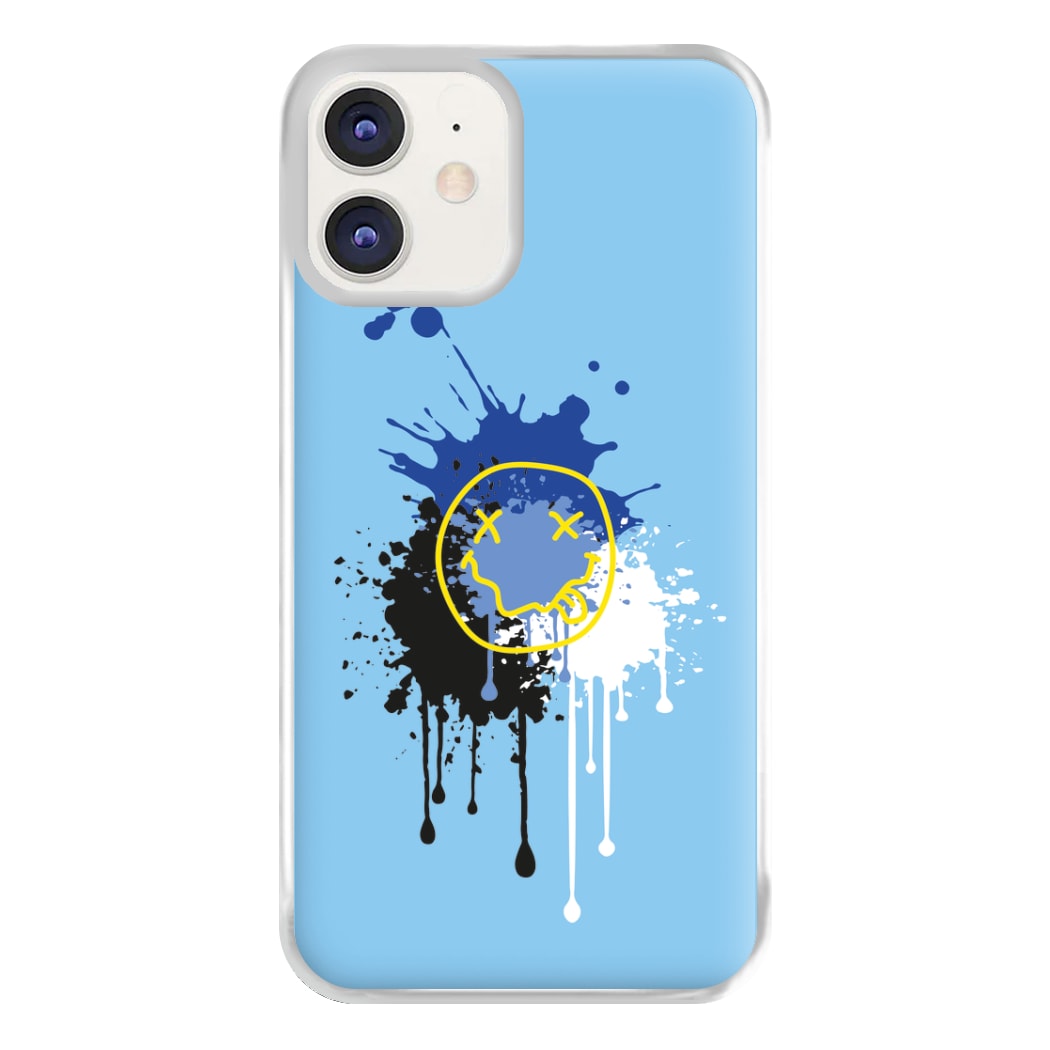 Blue Graffiti - Skate Aesthetic  Phone Case for iPhone 12 / 12 Pro