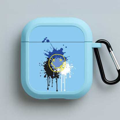 Blue Graffiti - Skate Aesthetic  Blue AirPods Case