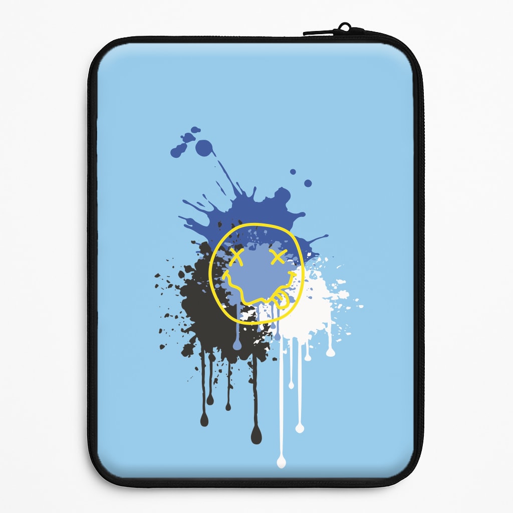 Blue Graffiti - Skate Aesthetic  Laptop Sleeve
