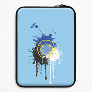 Blue Graffiti - Skate Aesthetic  Laptop Sleeve 1