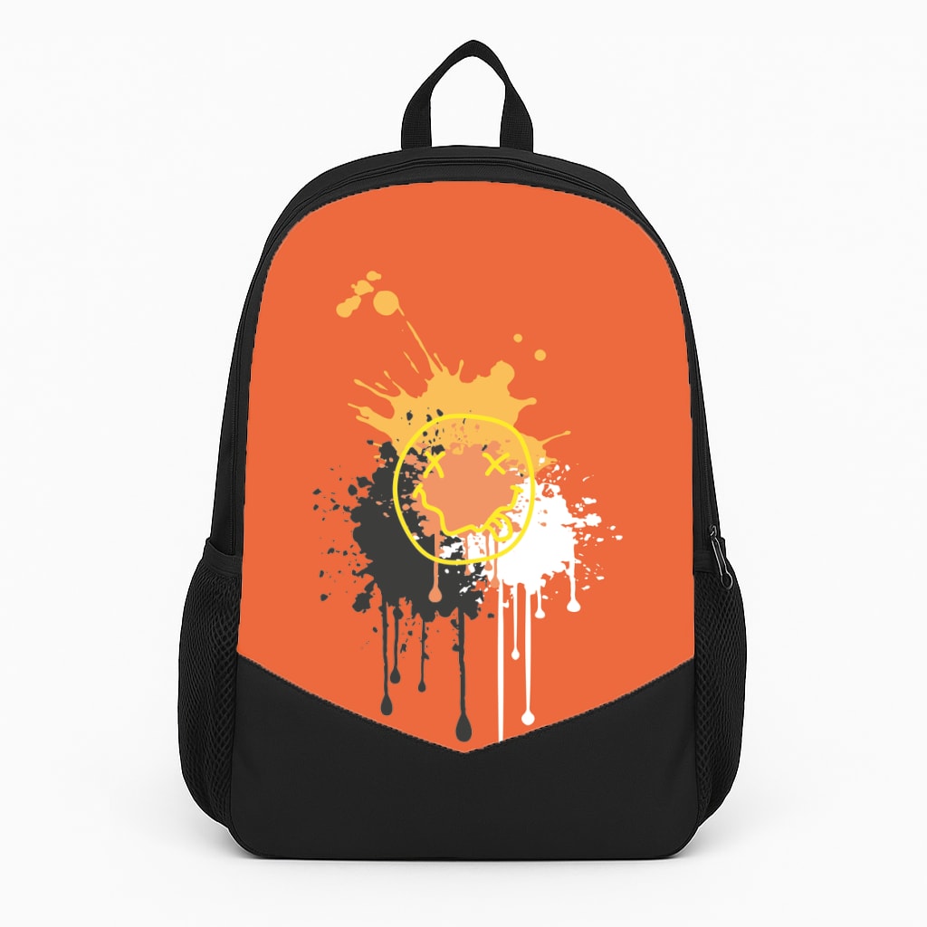 Orange Graffiti - Skate Aesthetic  Backpack