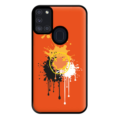 Orange Graffiti - Skate Aesthetic  Phone Case for Galaxy A21s