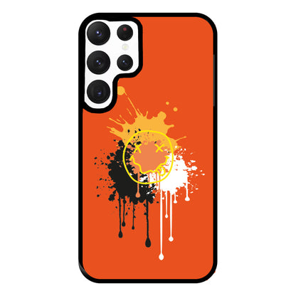 Orange Graffiti - Skate Aesthetic  Phone Case for Galaxy S22 Ultra