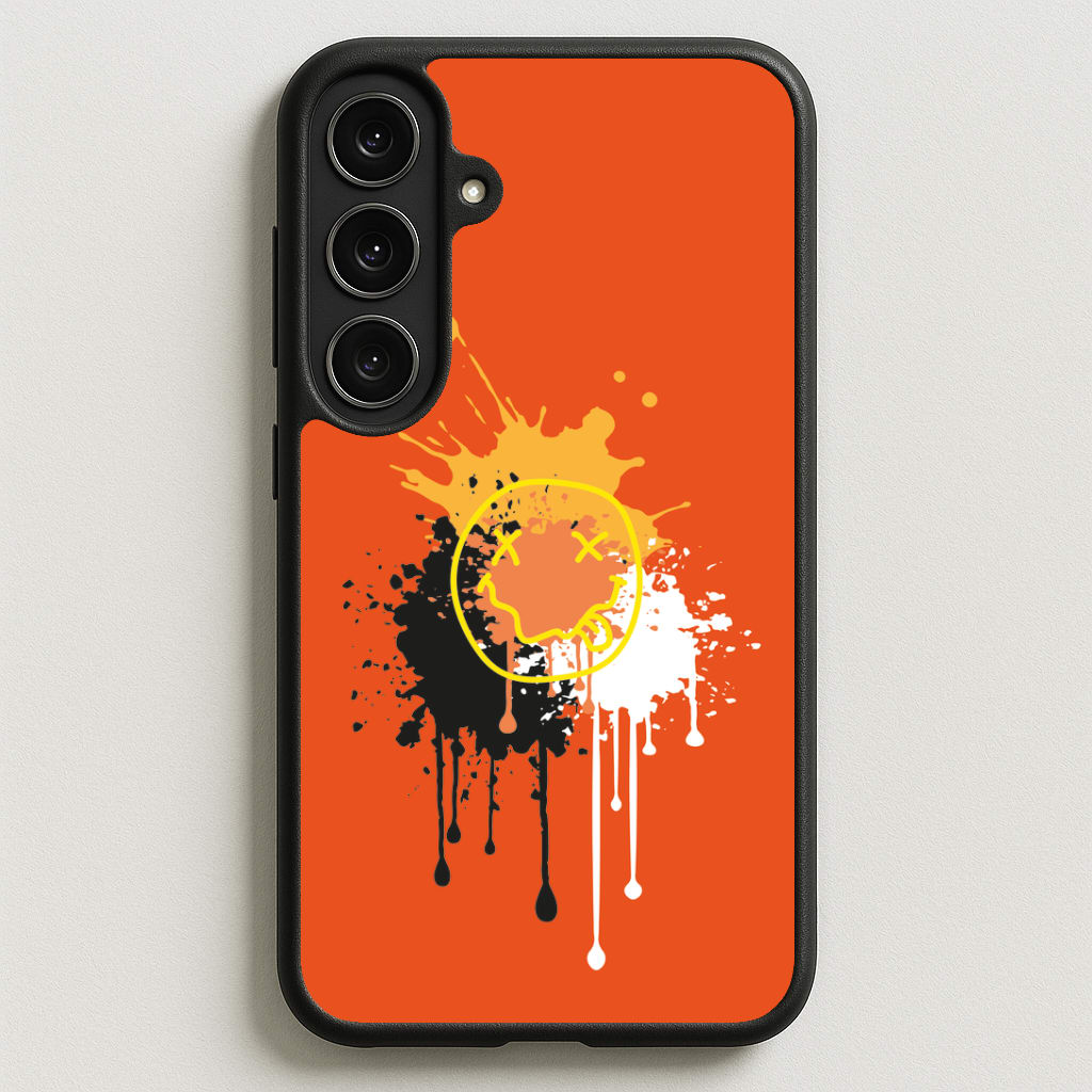 Orange Graffiti - Skate Aesthetic Phone Case for Galaxy S25FE