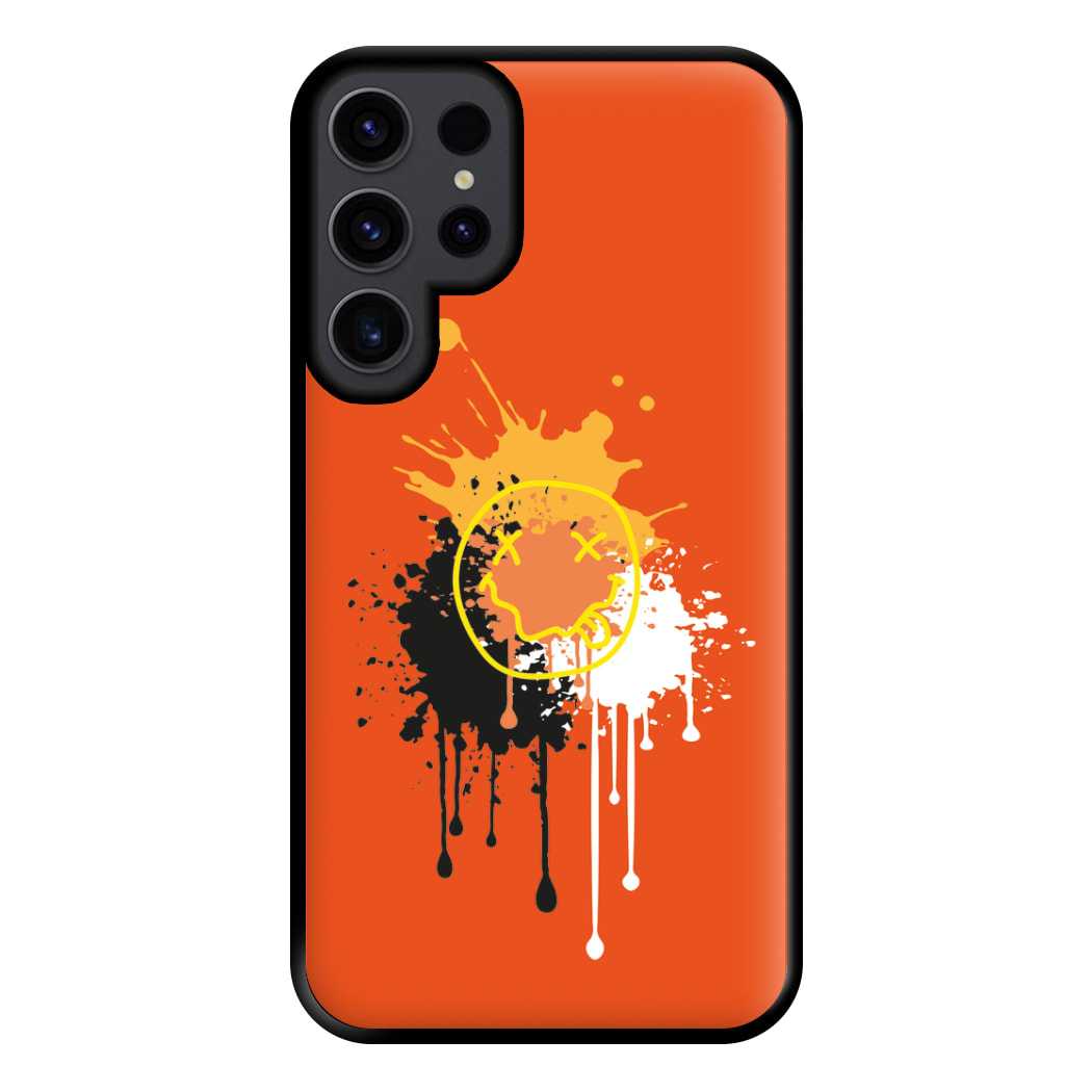 Orange Graffiti - Skate Aesthetic  Phone Case for Galaxy S23 Ultra