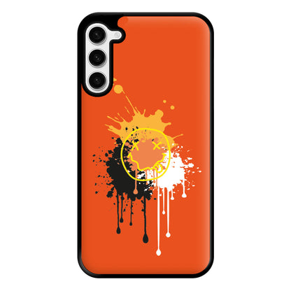 Orange Graffiti - Skate Aesthetic  Phone Case for Galaxy S23 Plus