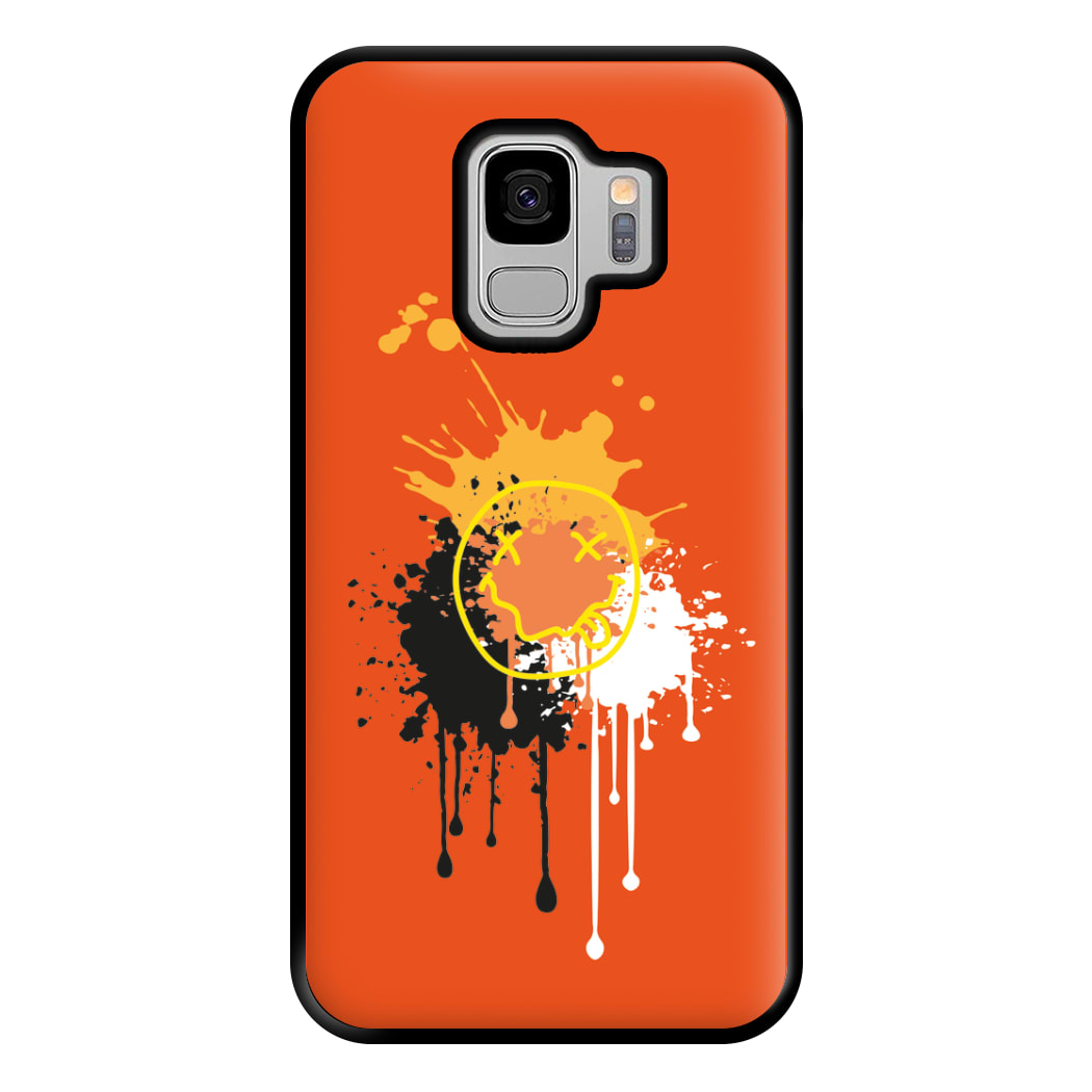 Orange Graffiti - Skate Aesthetic  Phone Case for Galaxy S9 Plus