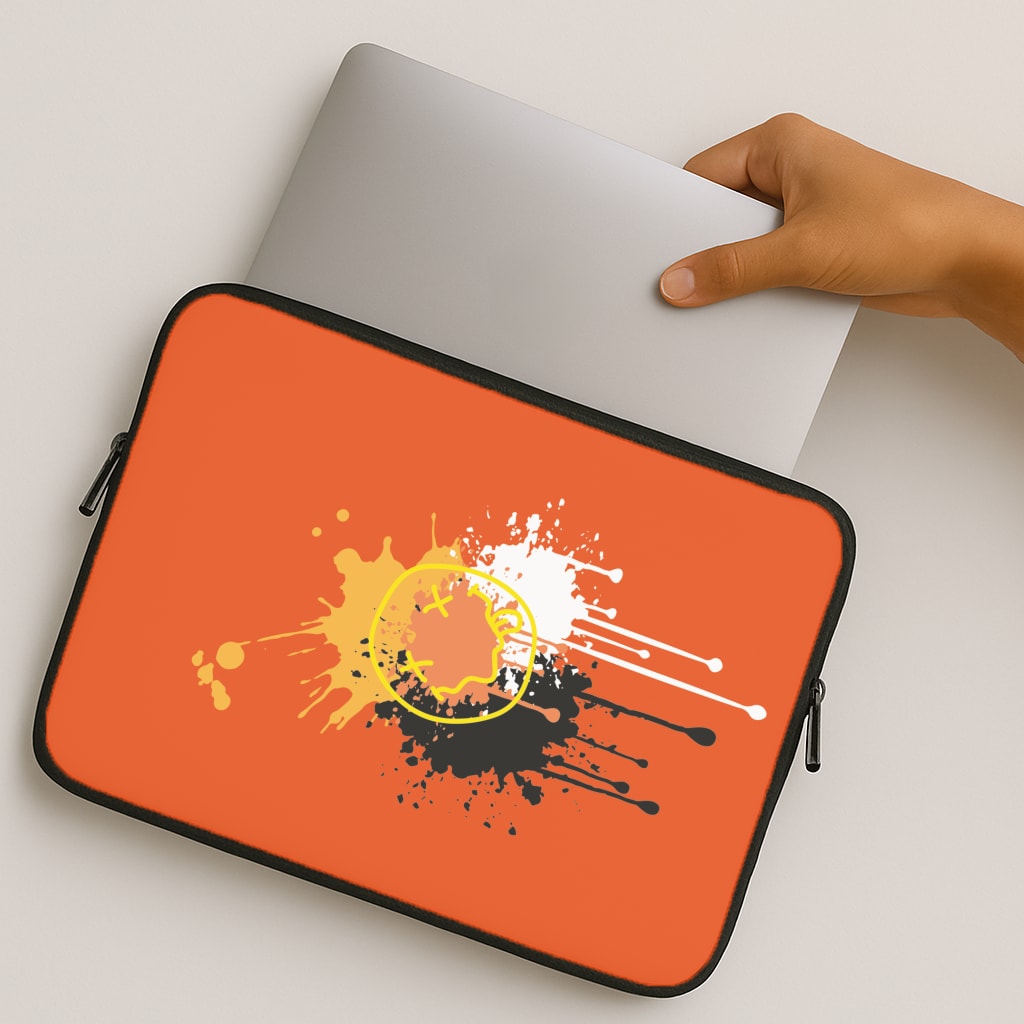 Orange Graffiti - Skate Aesthetic  MacBook Case