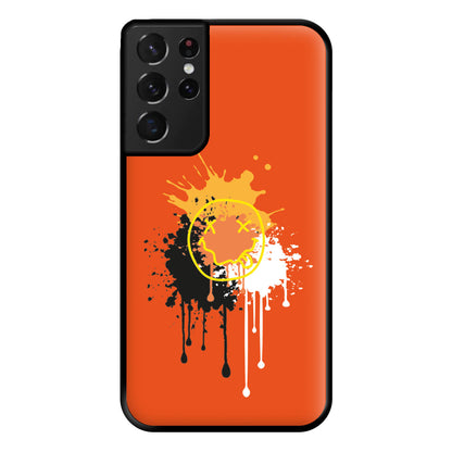 Orange Graffiti - Skate Aesthetic  Phone Case for Galaxy S21 Ultra