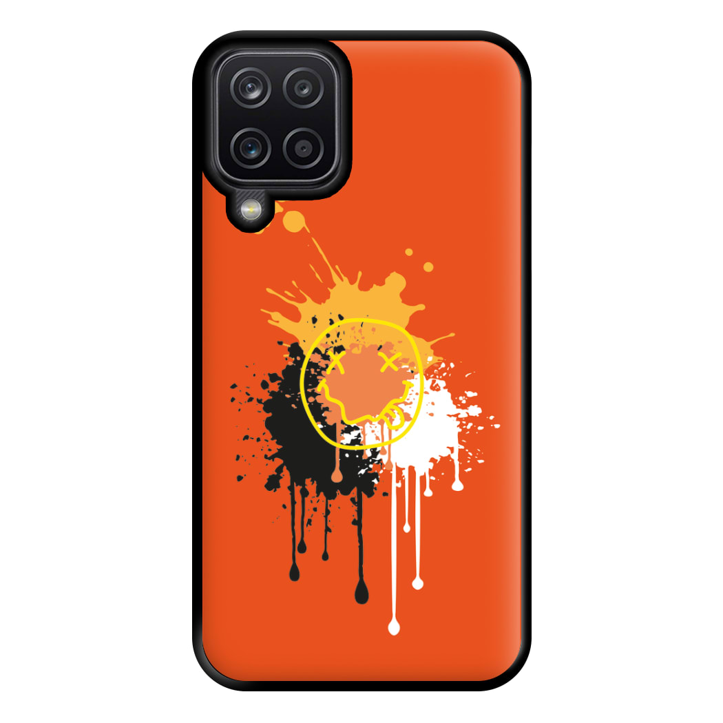 Orange Graffiti - Skate Aesthetic  Phone Case for Galaxy A12