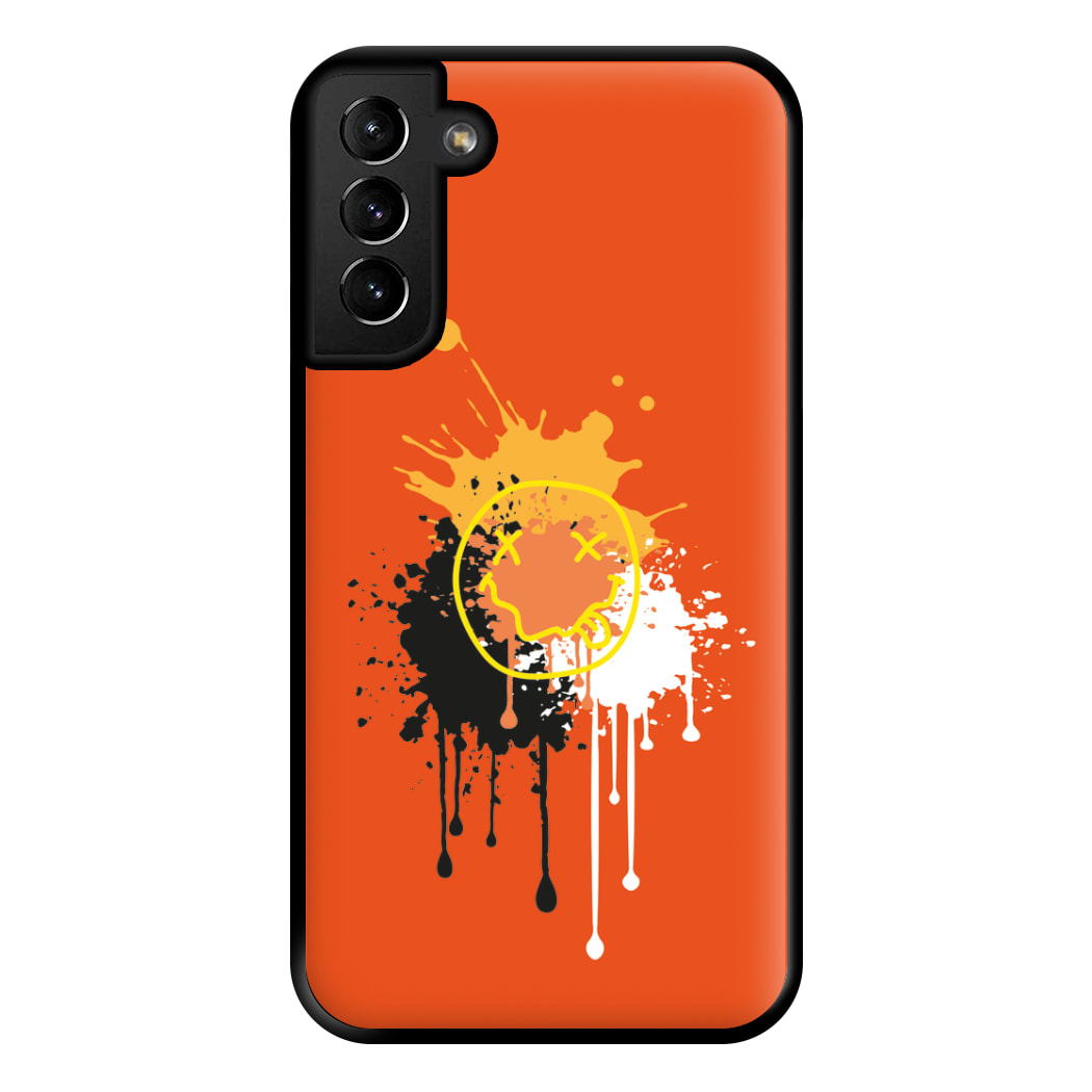 Orange Graffiti - Skate Aesthetic  Phone Case for Galaxy S21 Plus