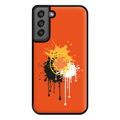 Orange Graffiti - Skate Aesthetic  Phone Case for Galaxy S21FE